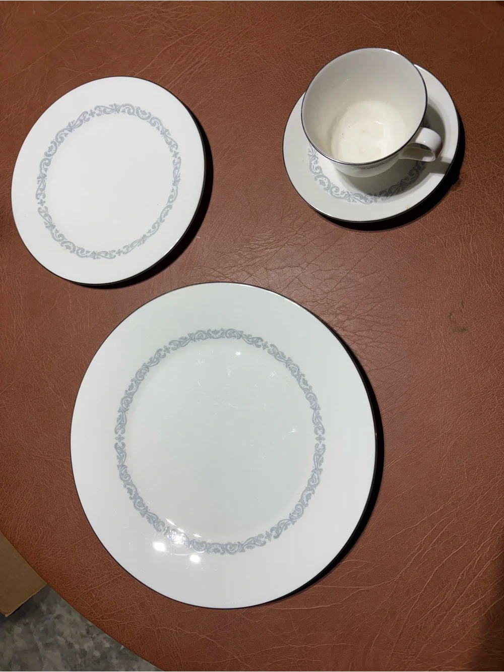 Silver Scroll China by Minton